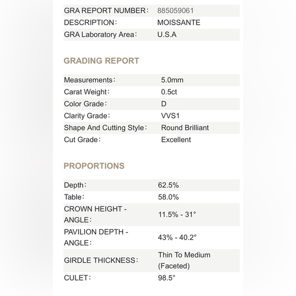 925 Sterling Silver Moissanite Women Ring 💍 - Picture 7 of 8